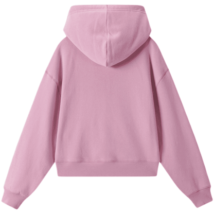 Gap casual zip simple solid colour drop shoulder padded hooded long sleeve sweatshirt women's - Boxette Shop