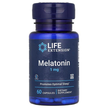 БАД Life Extension, мелатонин, 60 капсул