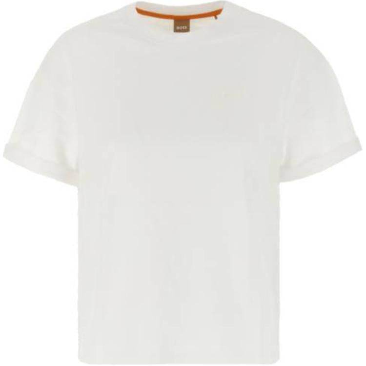 Футболка женская Hugo Boss Letter Print Round Neck Pullover - Boxette Shop