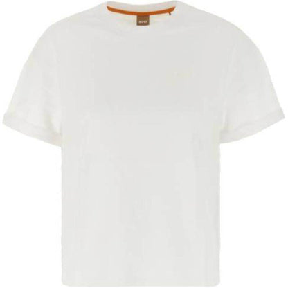 Футболка женская Hugo Boss Letter Print Round Neck Pullover - Boxette Shop