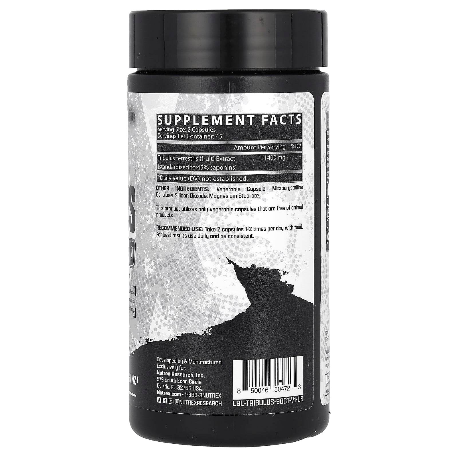 БАД Nutrex Research Tribulus 1400, 90 капсул - Boxette Shop