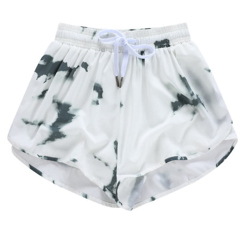 Ayollar uchun JUTEY sigir naqshli sport shortlari