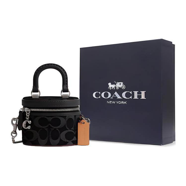 Сумка женская Coach Trail 12 Zip Closure Signature - Boxette Shop