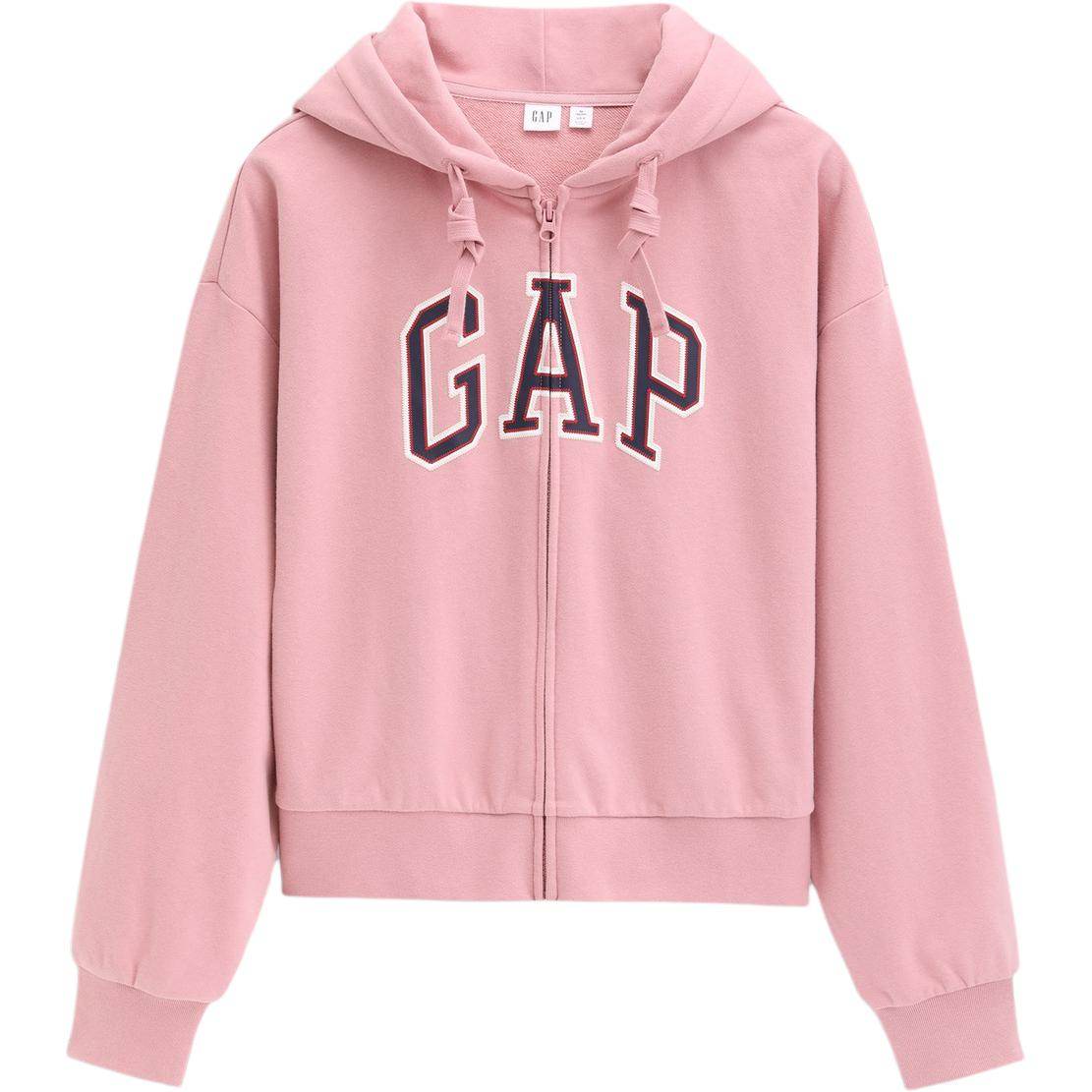 Gap весна офсет логотип молния с капюшоном классическая повседневная куртка толстовка женская - Boxette Shop