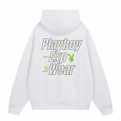 Playboy uzun yengli kaputli uniseks kozok