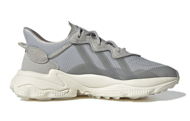 Adidas originals ozweego j ткань удобная износостойкая низкопористая атлетическая повседневная обувь серый подростки