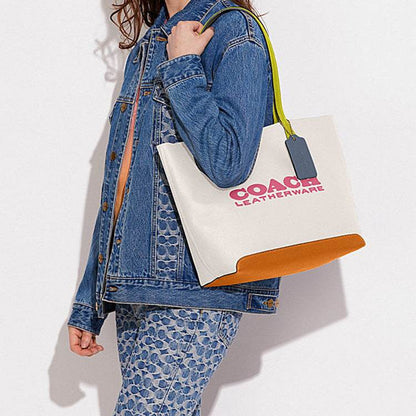 Сумка женская Coach Kia 31 Clashing Colours Cowhide - Boxette Shop