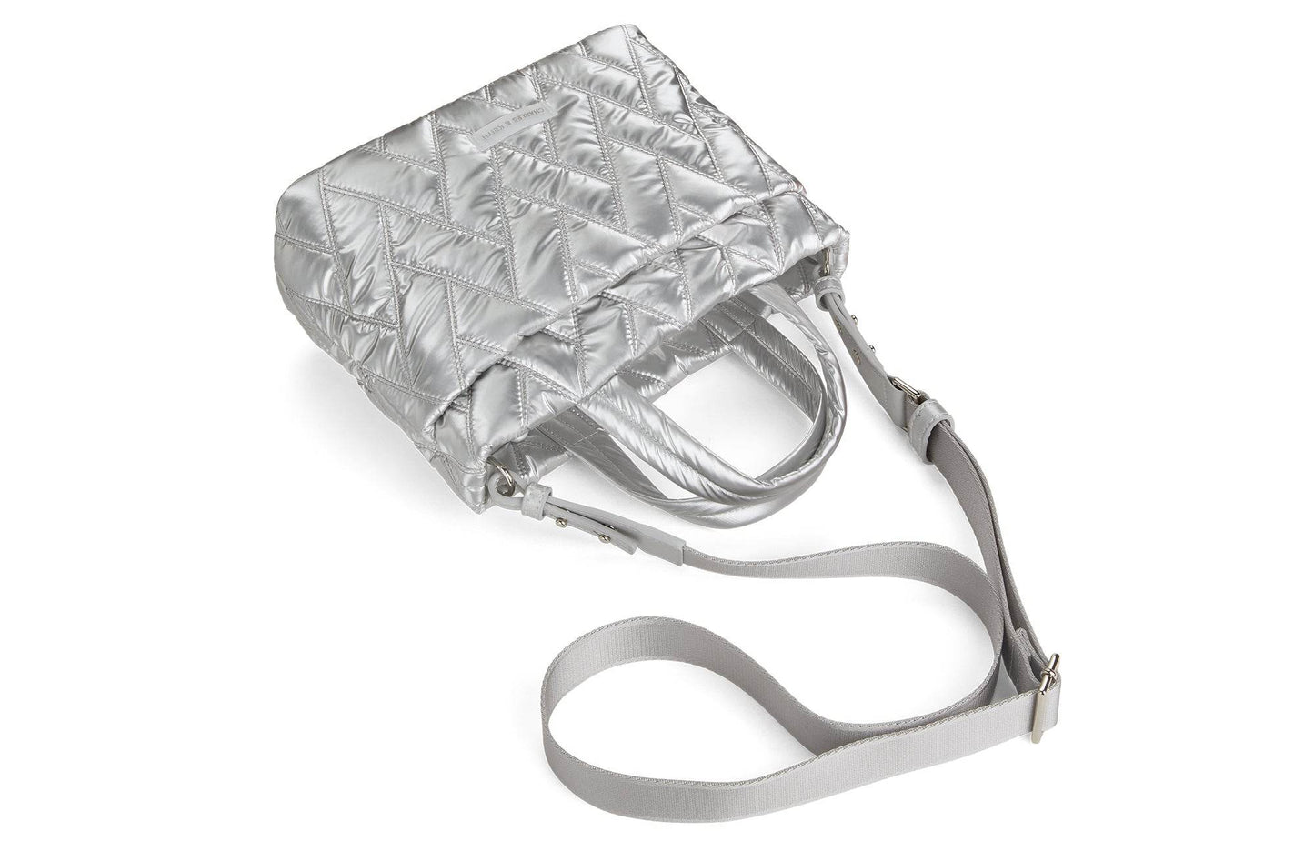 Сумка женская Charles&Keith Diamond Cloud Nylon Quilted Fabric - Boxette Shop