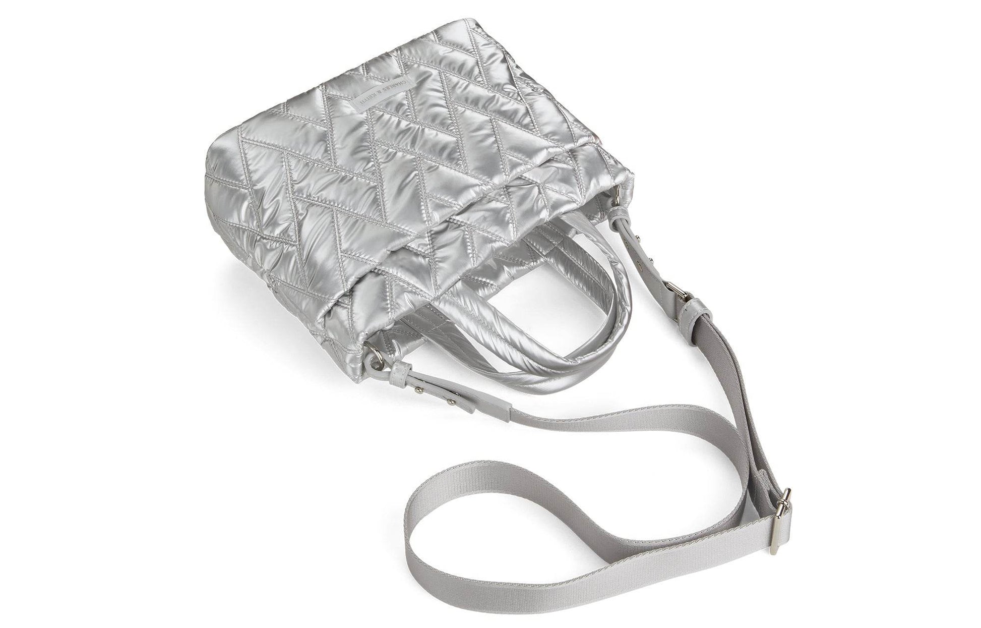 Сумка женская Charles&Keith Diamond Cloud Nylon Quilted Fabric - Boxette Shop