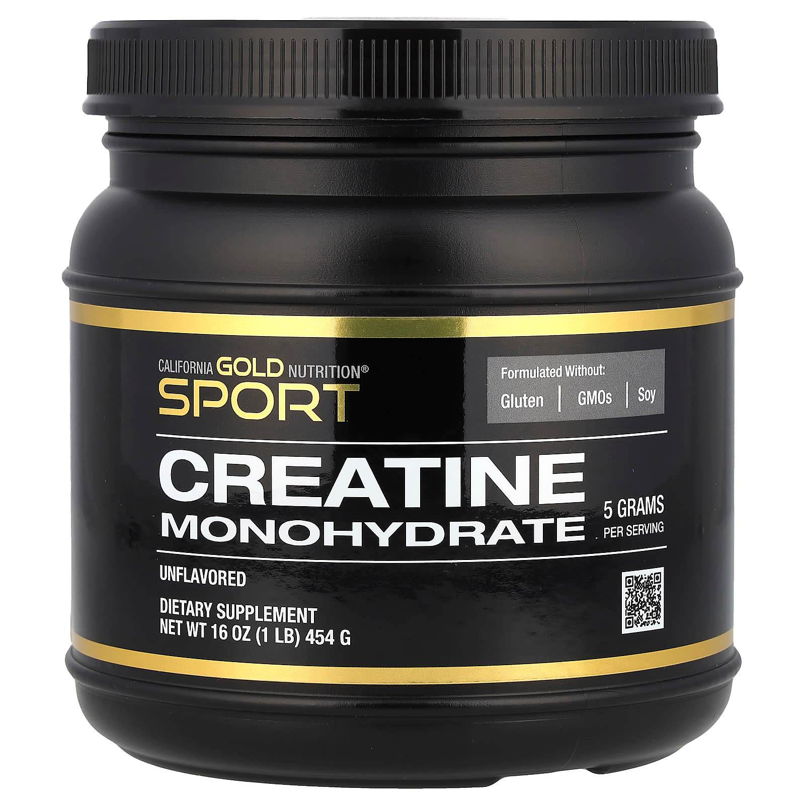 Спортивное питание California Gold Nutrition Sport, Creatine Monohydrate, 454г - Boxette Shop