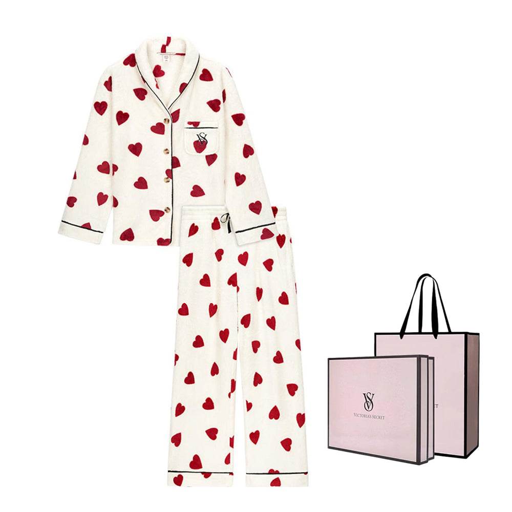 Пижамный комплект женский Victoria's Secret Flannel Set - Boxette Shop