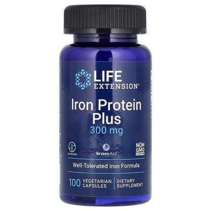 БАД Life Extension Iron Protein Plus IronAid, 100 капсул - Boxette Shop