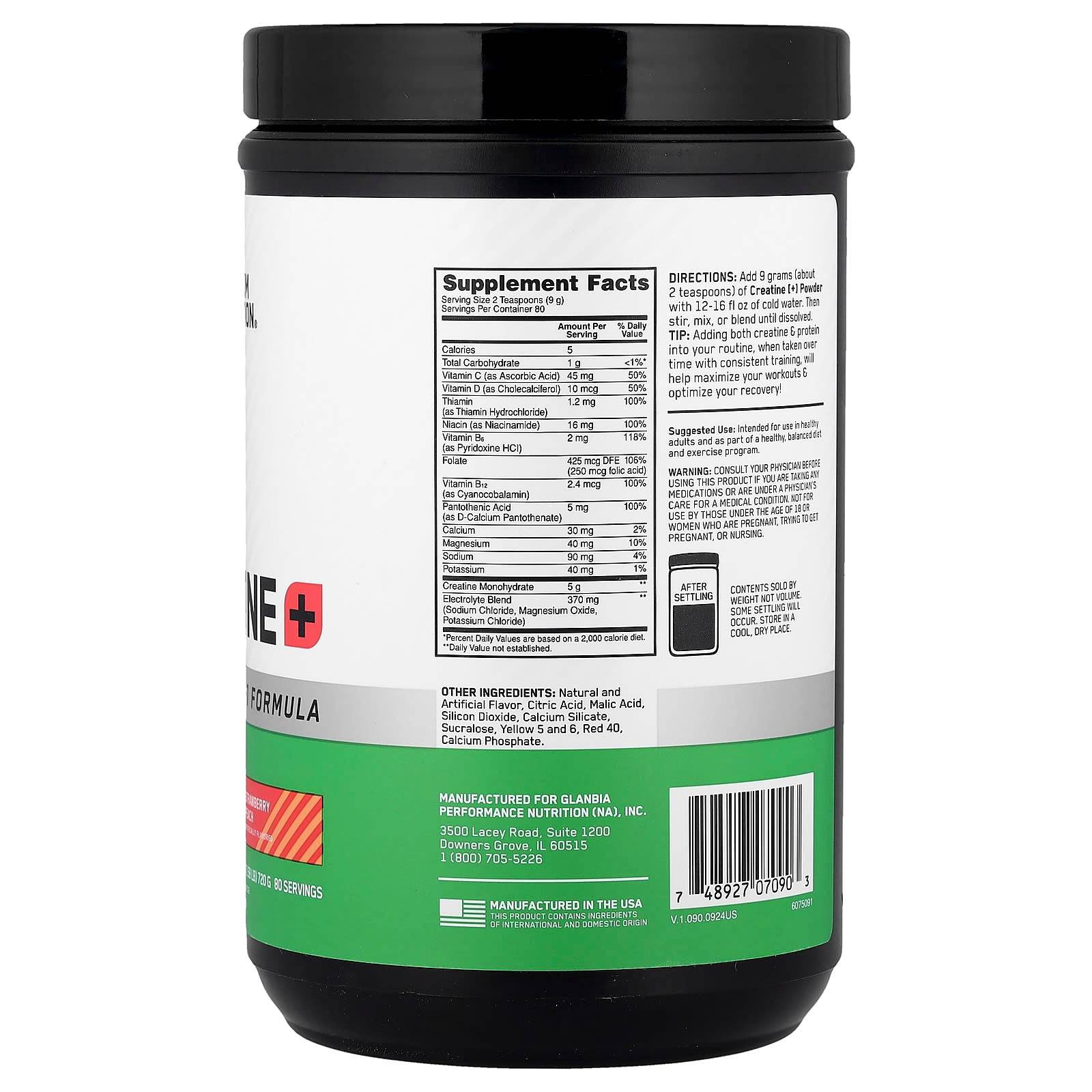 Спортивное питание Optimum Nutrition, Creatine + - Boxette Shop