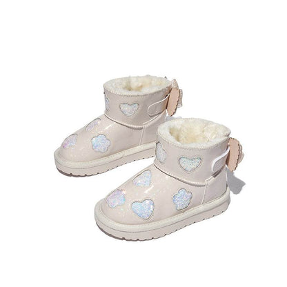 Ботинки детские Snoffy Padded Glitter Love Wear-resistant Anti-slip - Boxette Shop