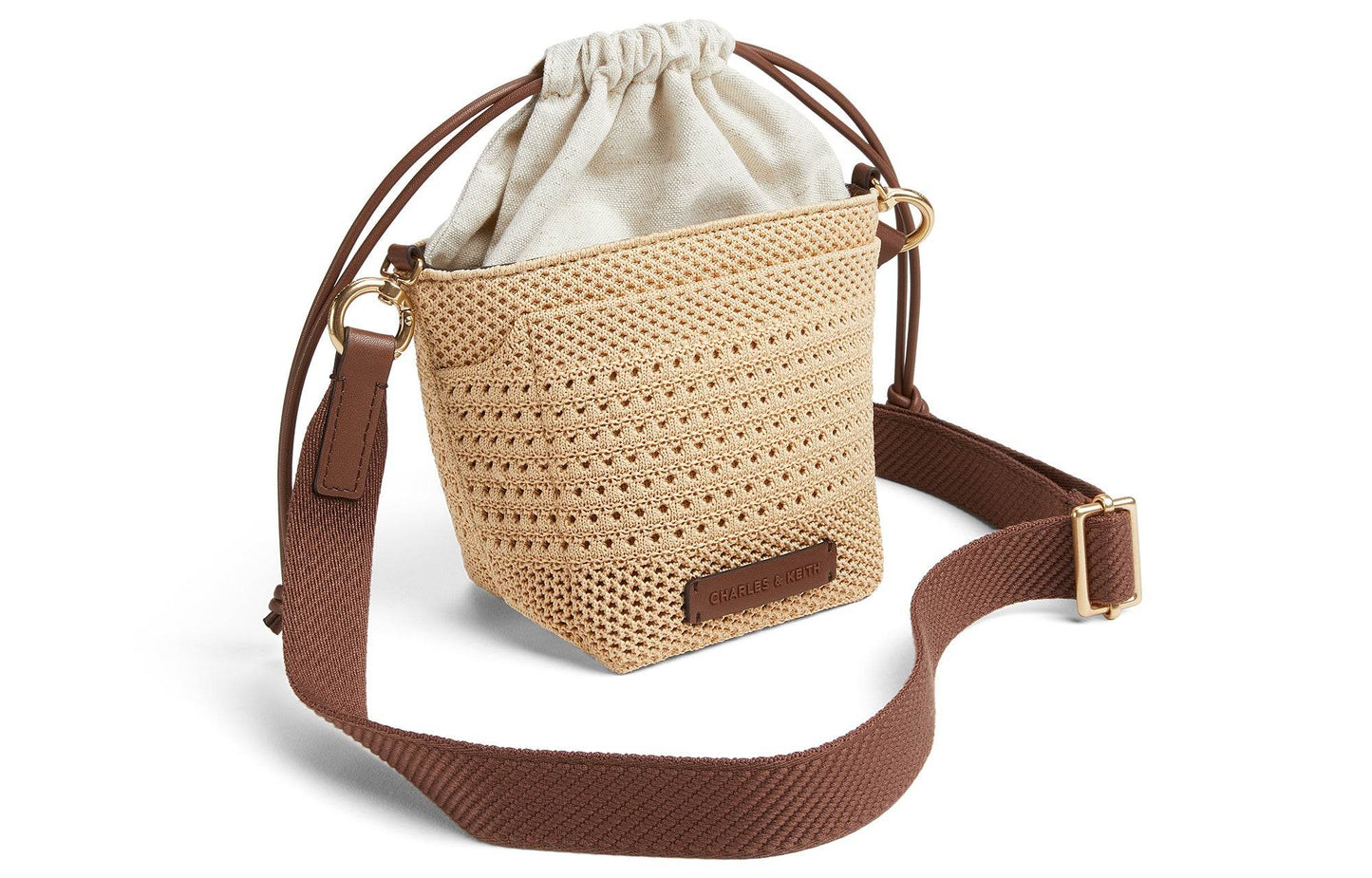 Сумка женская Charles&Keith Dopamine Weave Series Skeleton - Boxette Shop