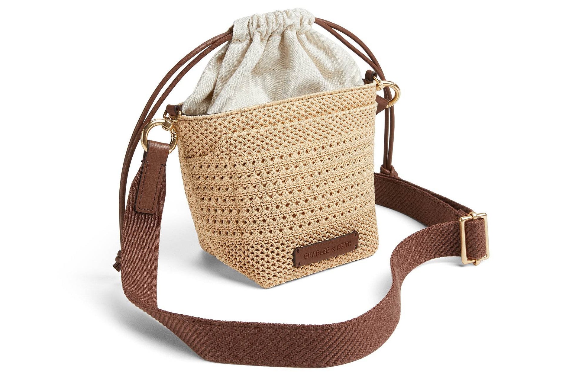 Сумка женская Charles&Keith Dopamine Weave Series Skeleton - Boxette Shop