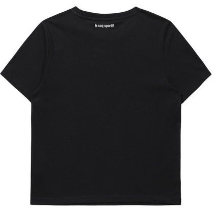 Le coq le coq sportif bosma naqshli dumaloq bo'yinli kalta yengi ayollar futbolkasi