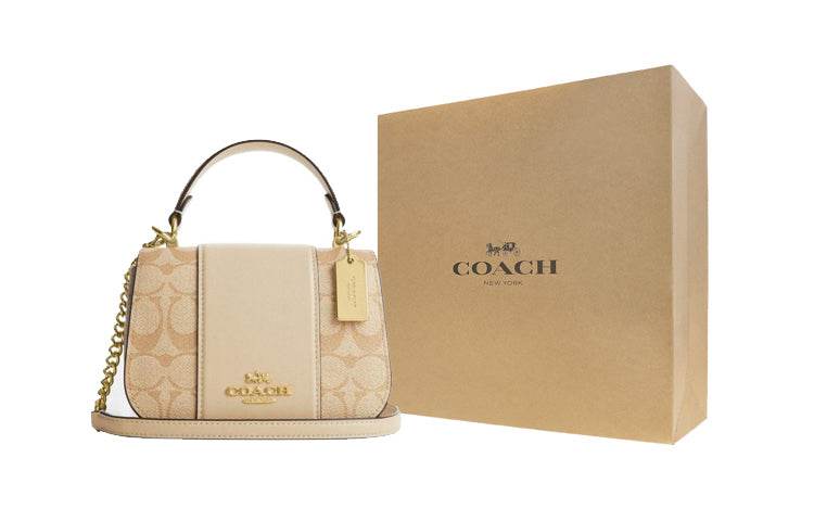Сумка женская Coach 22 Classic Colour Blocking Removable Strap - Boxette Shop