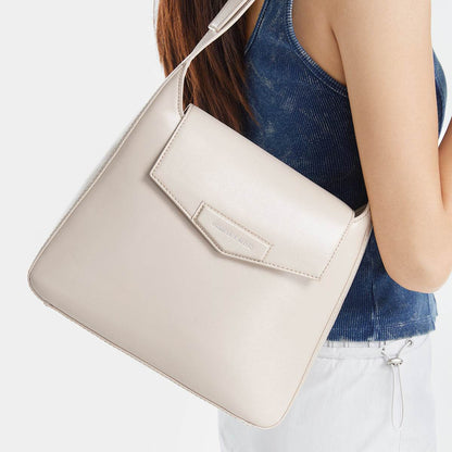 Сумка женская Charles&Keith Solid Color Hand Carry Commuter - Boxette Shop