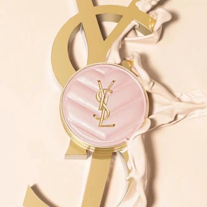 Ysl saint laurent paris limited collection 520 ограниченный подарочный набор пудра воздушная подушка нюдовая роза набор для макияжа увлажнение, питание и тонизирование кожи 12 г+4 г+3,1 г+7,5 мл+5 г