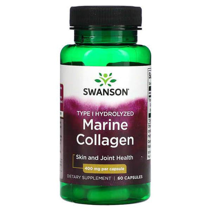 БАД Swanson Marine collagen, 400 мг, 60 капсул - Boxette Shop