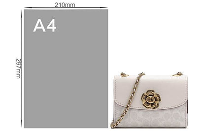 Сумка женская Coach Parker 18 Camellia Chain Strap - Boxette Shop