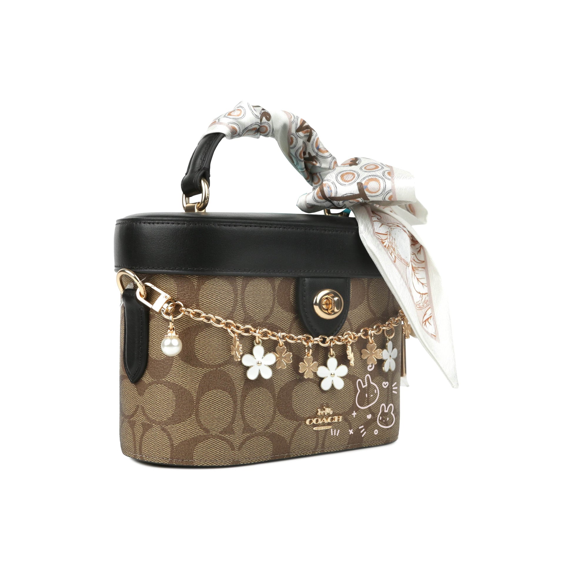 Сумка женская Coach Kay Cat Eat Fish At Classic - Boxette Shop