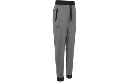Under armour sportstyle joggers vintage athletic crew casual running long knit sweatpants men's grey