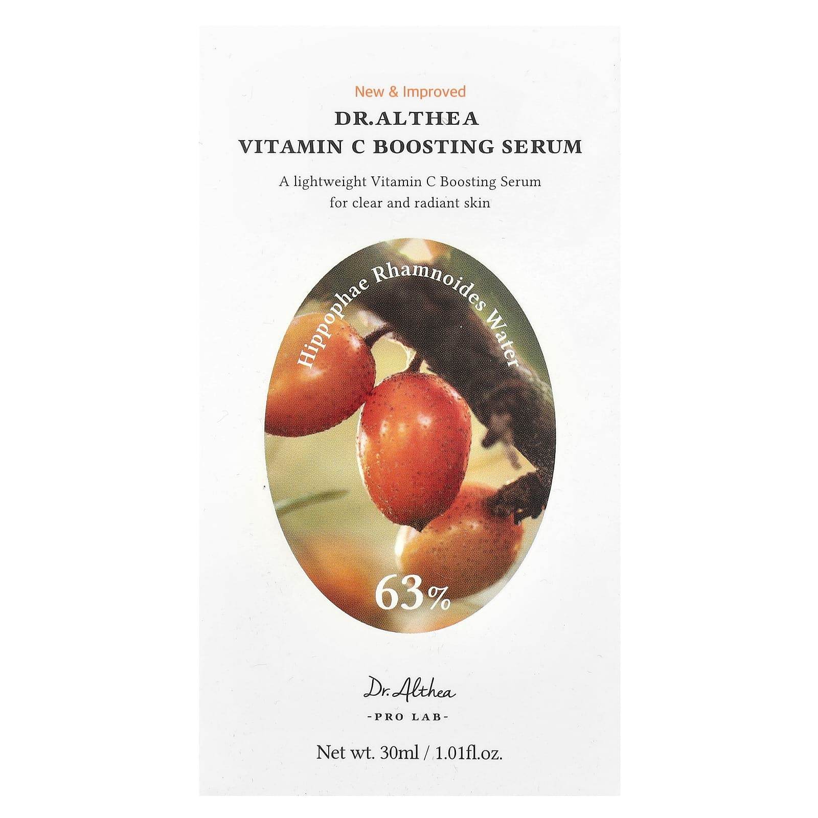 Сыворотка Dr. Althea, для повышения уровня витамина C, 30 мл - Boxette Shop
