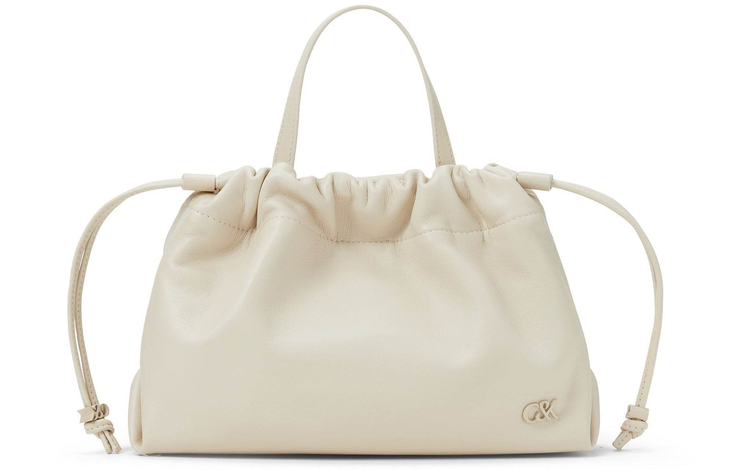 Сумка женская Charles&Keith Soft Leather Drawstring Design Cloud - Boxette Shop