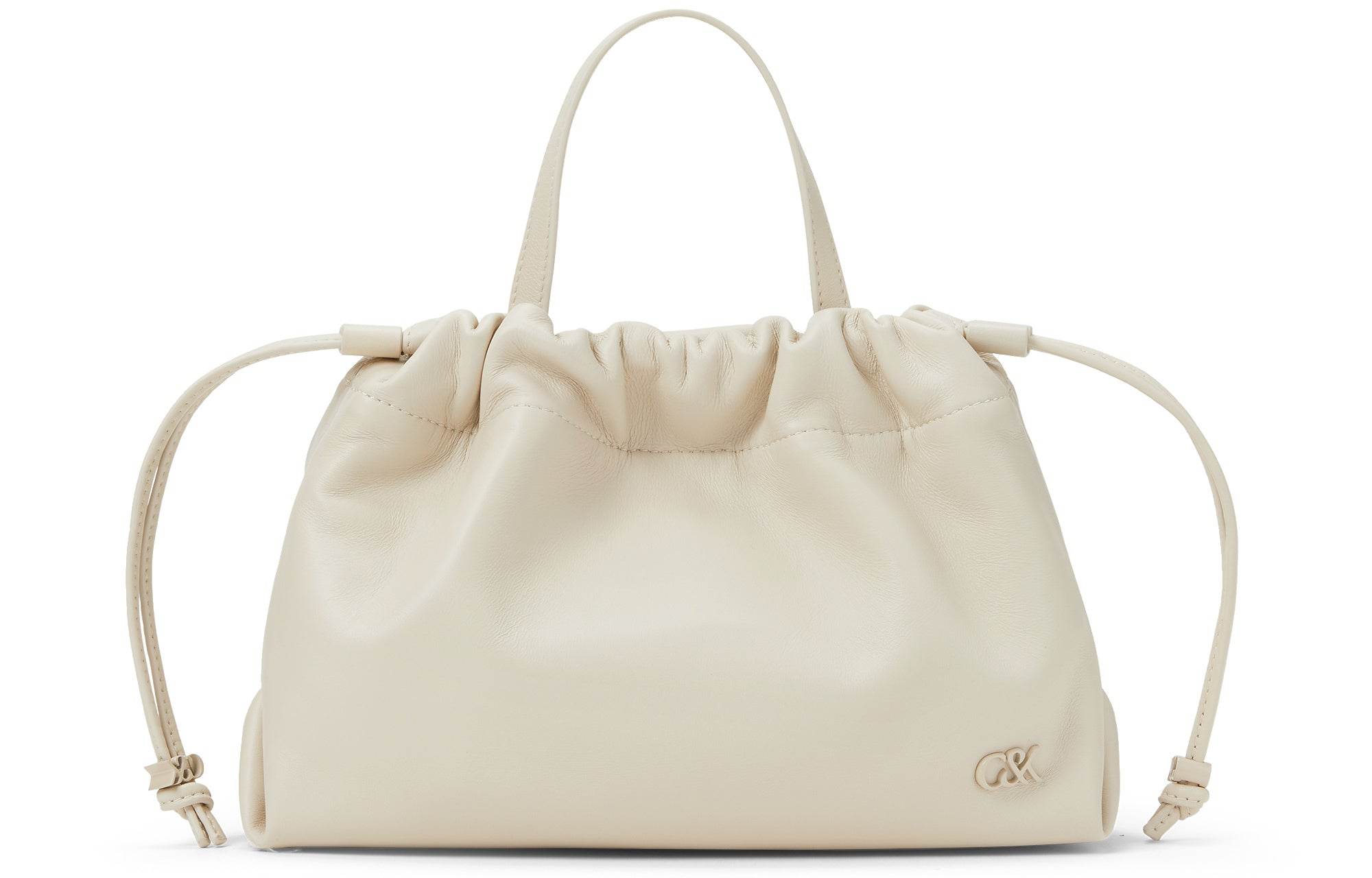 Сумка женская Charles&Keith Soft Leather Drawstring Design Cloud - Boxette Shop