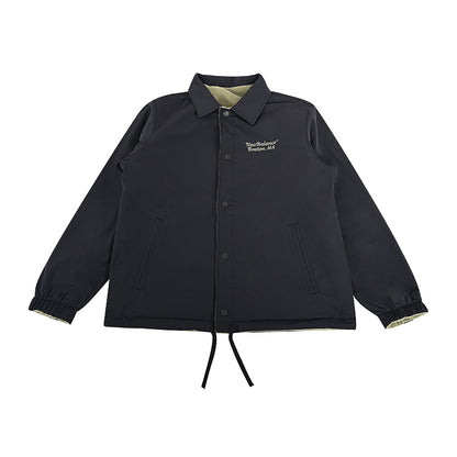 Yangi balans atleisure teskari ko'ylak uzun yengli erkaklar ko'ylagi qora