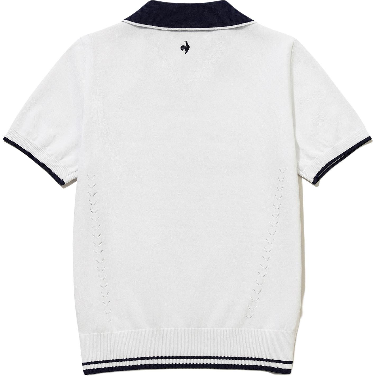 Le coq le coq sportif chiziqli logotipi qisqa yengli trikotaj ayollar