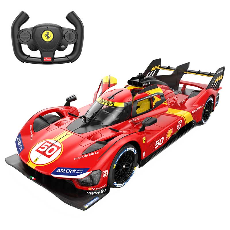 Rastar Ferrari 499P masofadan boshqarish pulti avtomobili