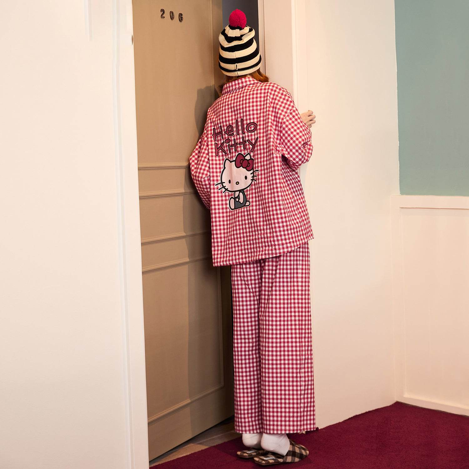 Пижамный комплект женский Gukoo x Hello Kitty - Boxette Shop