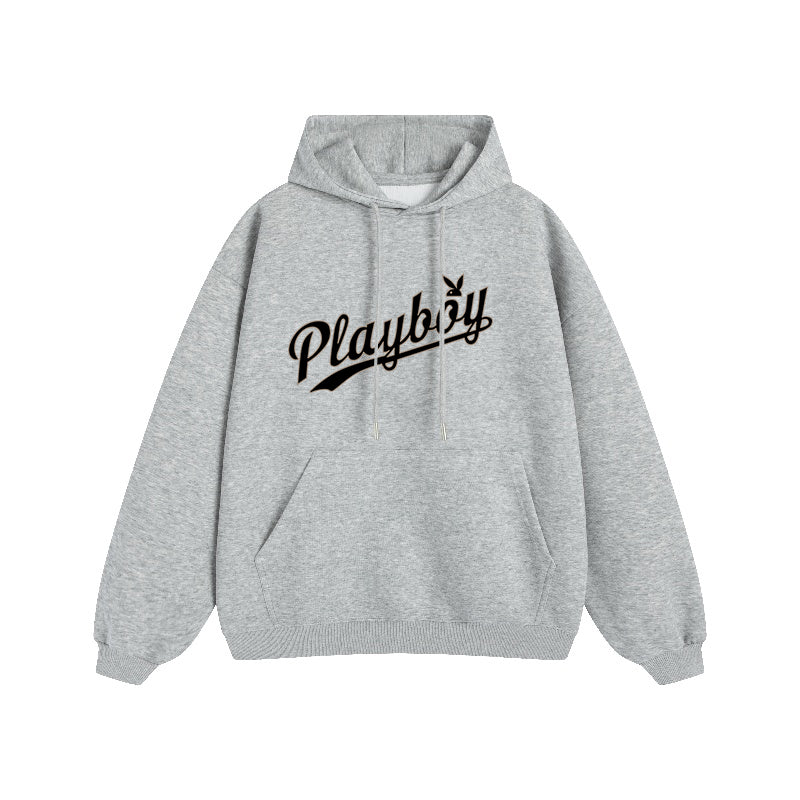 Erkaklar uchun Playboy kapshonli ko'ylagi