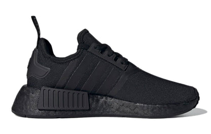 Adidas originals nmd_r1 j легкие дышащие кроссовки carbon black подростки