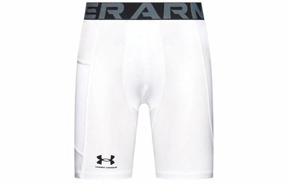 Спортивные шорты under armour heatgear andromeda strong stretch training fitness sports shorts мужские белые