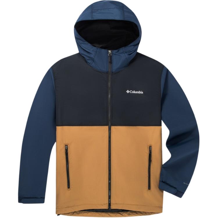 Columbia columbia casual outdoor omni-gold dot thermal reflective technology hooded warm zip sports travel hiking long sleeve jacket men's