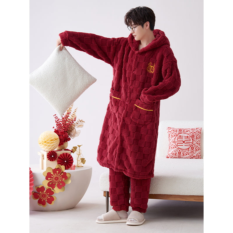 Yizhuang erkaklar pijamasi