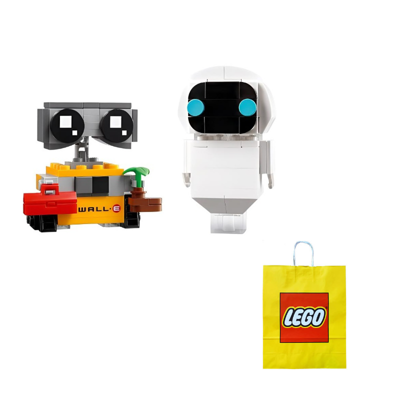 LEGO "Disney kolleksiyasi: kvadrat boshlar: Eva va WALL-E" (40619)