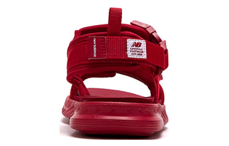 New Balance NB 800 Qizil rangdagi erkaklar va ayollar uchun oddiy va qulay plyaj sandallari