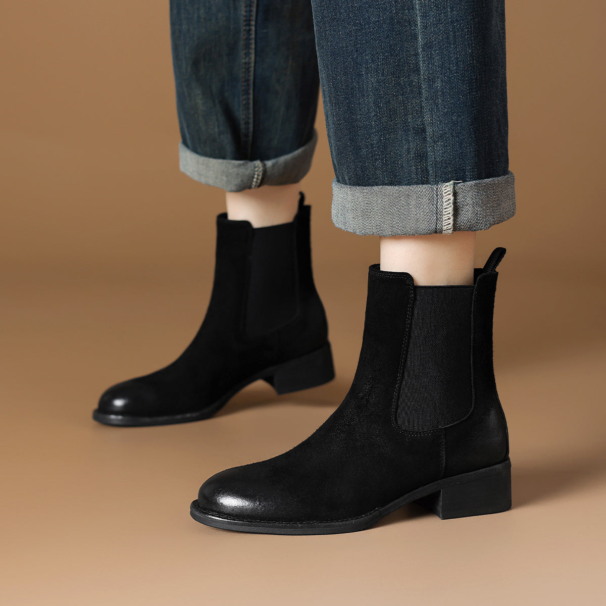 Ayollar uchun Rosa Bianca Chelsi botinkalari