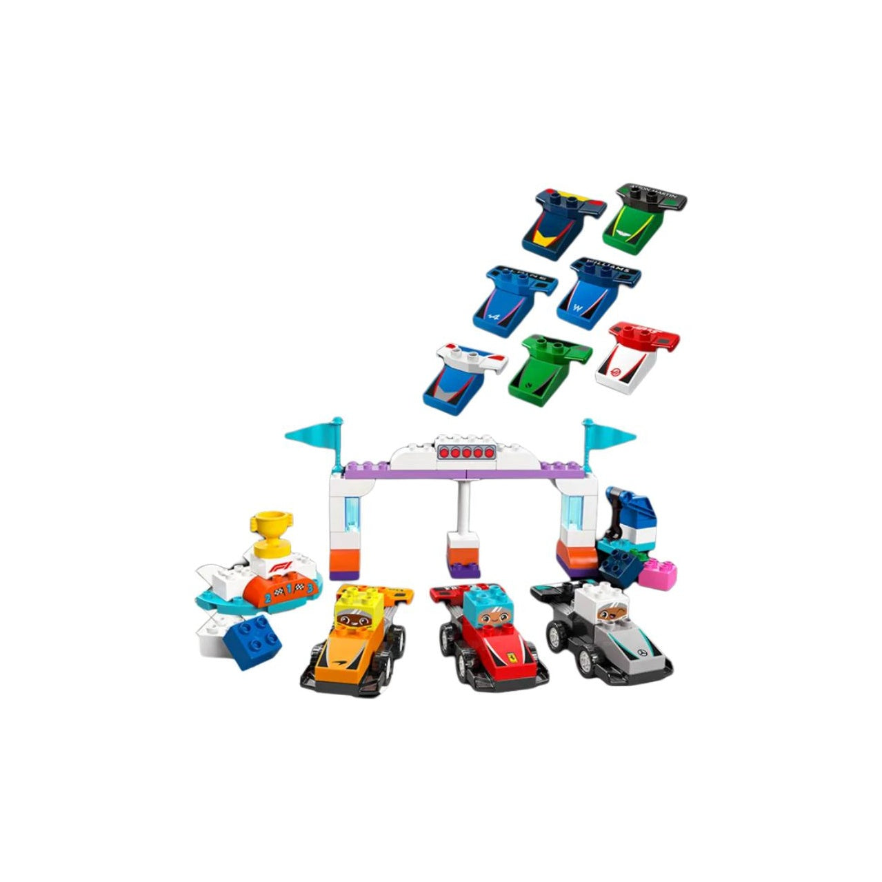 LEGO F1 jamoasi poyga avtomobillari (10445)