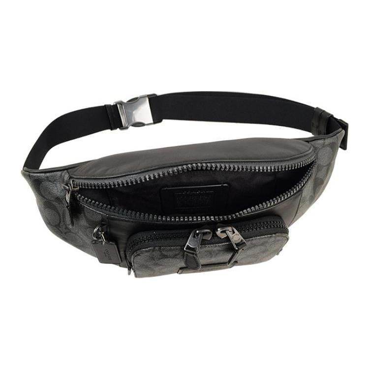 Поясная сумка Coach Track 41 Old Flower Full Print - Boxette Shop