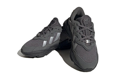 Adidas originals ozweego series j удобные и универсальные нескользящая износостойкая легкая детская повседневная обувь серый подростки