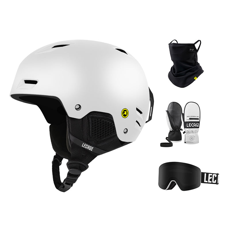Шлем горнолыжный комплект Lecage