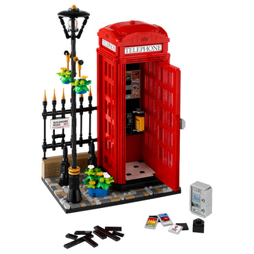 LEGO Ideas London qizil telefon qutisi (21347)