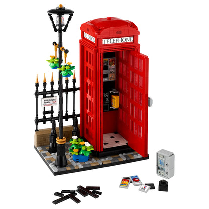 LEGO Ideas London qizil telefon qutisi (21347)