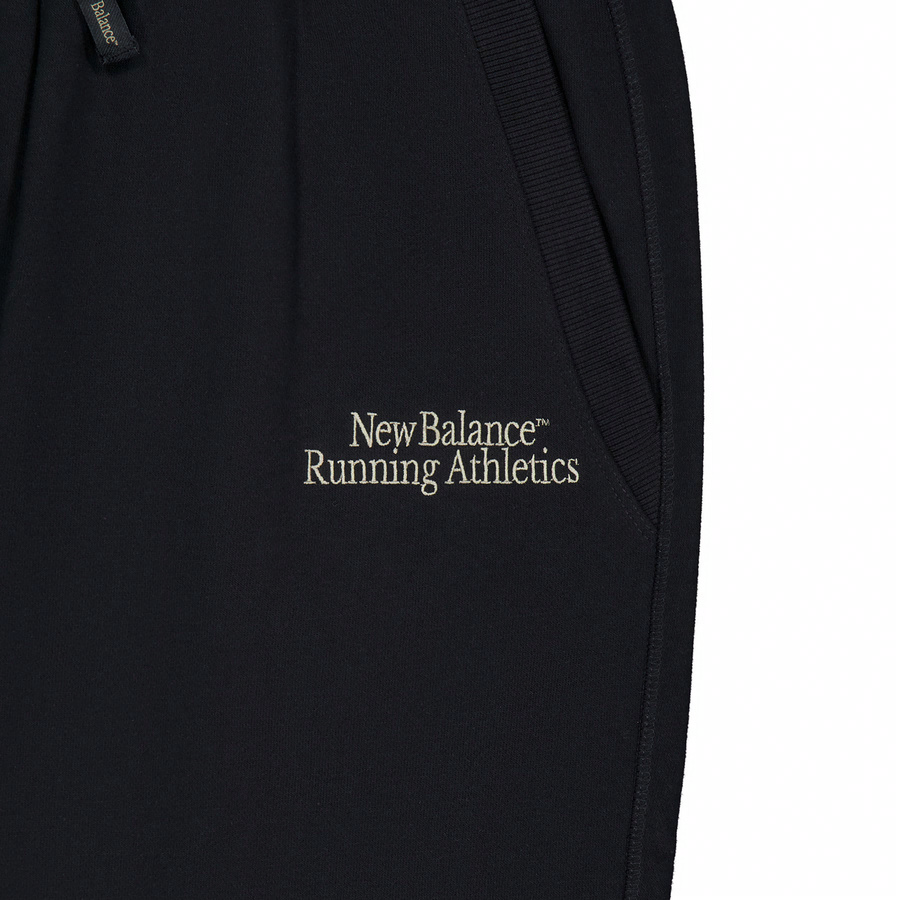 New Balance Qattiq rang elastik bel qulay moda kundalik shimlar erkaklar qora